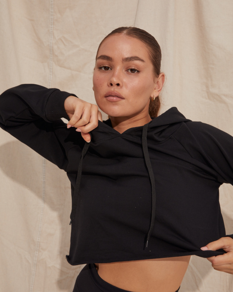 Cropped Hood - Onyx