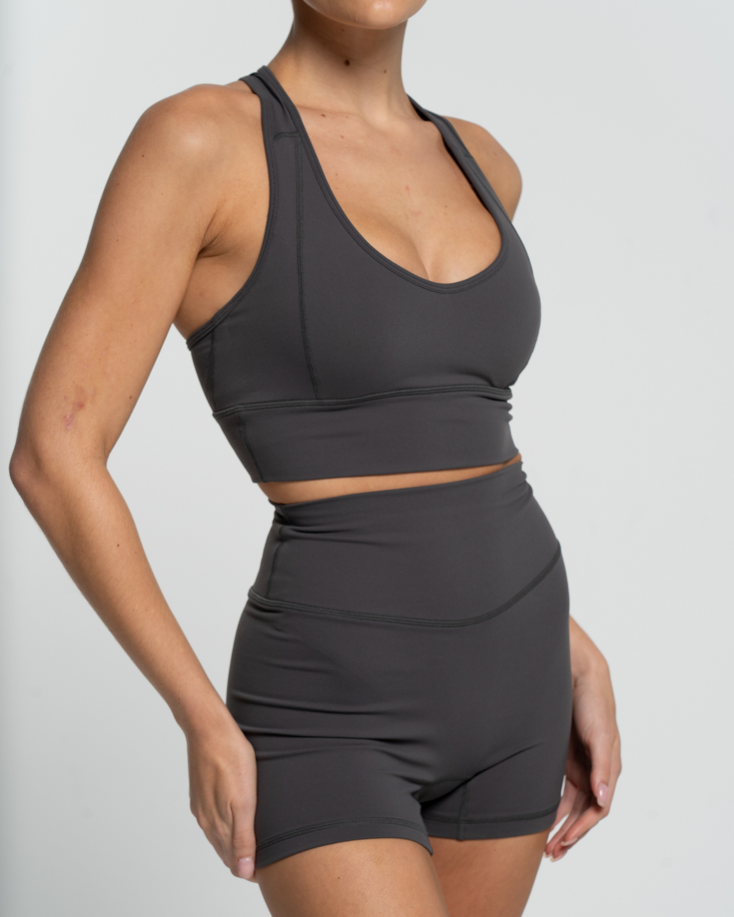 Classic Crop - Charcoal
