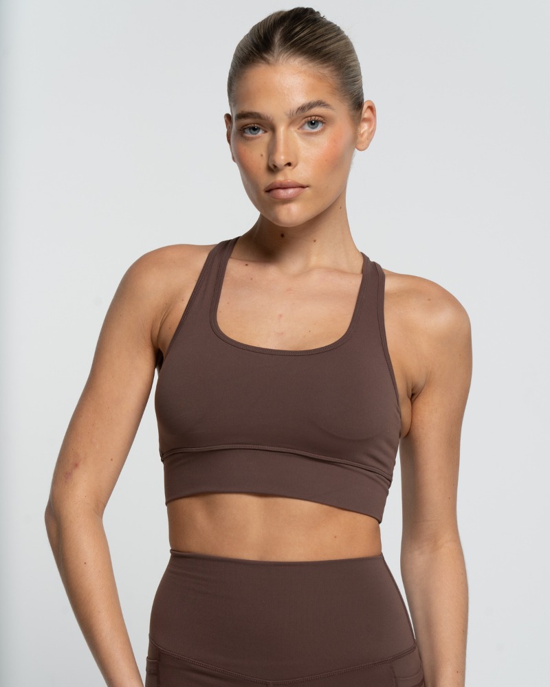 Racer Crop - French Roast