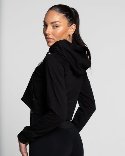 Cropped Hood - Onyx