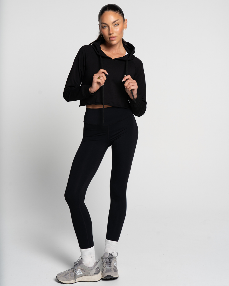 Cropped Hood - Onyx