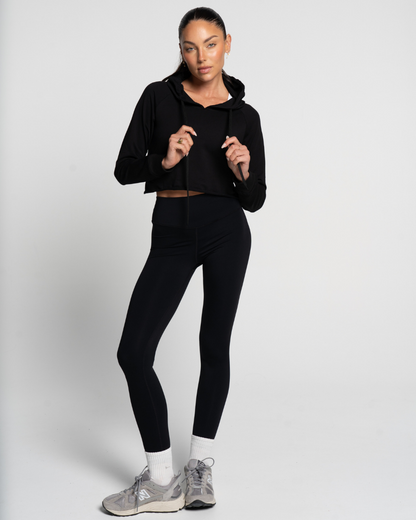Cropped Hood - Onyx