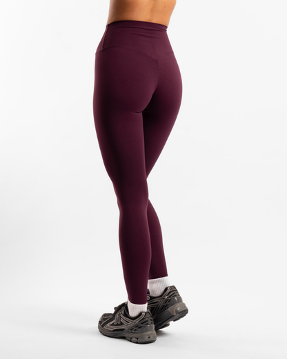 Not Your Basic Leggings - Plum (Invisible Scrunch)