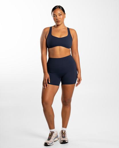 Contour Crop - Navy