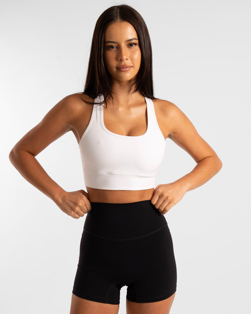 Racer Crop - Arctic
